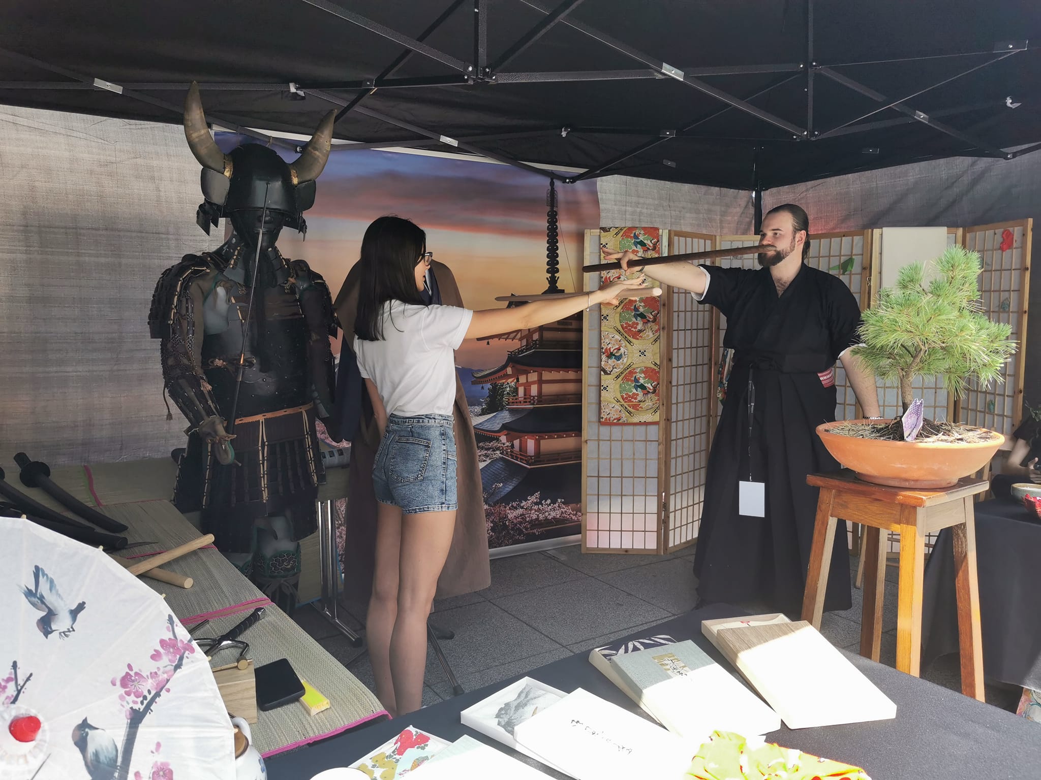 Strzegomscy samuraje otworzyli wakacje w wałbrzyskiej Starej Kopalni 