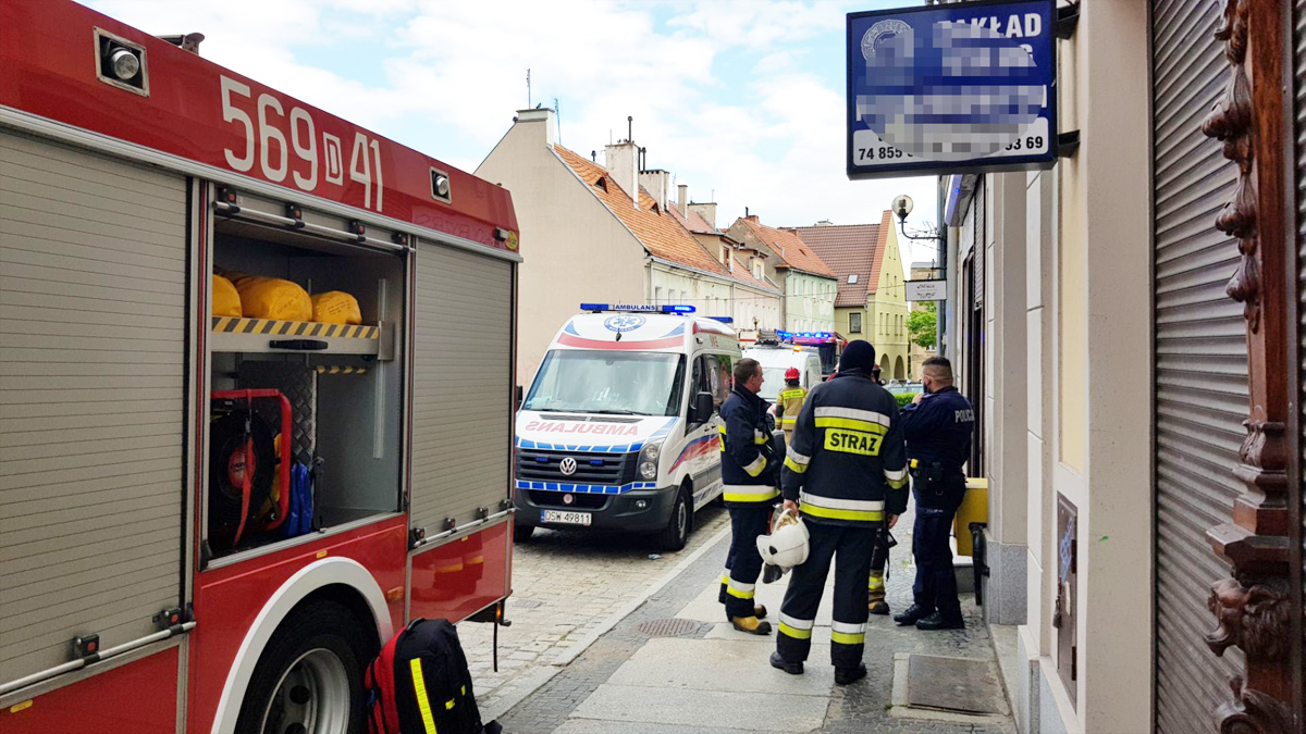 Pożar garnka przy ul. Kościelnej. Jedna osoba poszkodowana! [FOTO] 