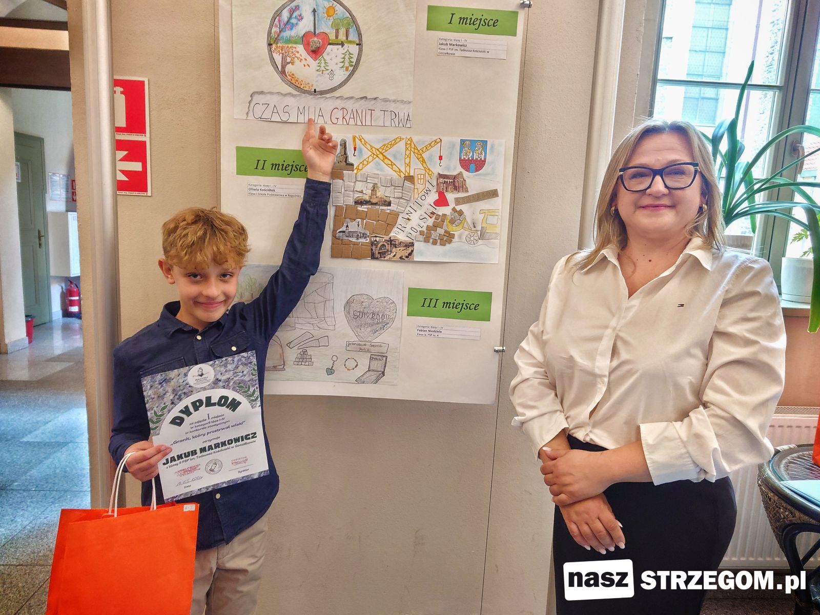 Mali artyści pokazali siłę strzegomskiego granitu. Finał konkursu plastycznego w Strzegomiu [FOTO] 