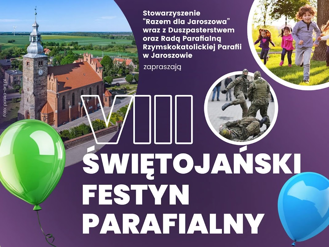 VIII Świętojański Festyn Parafialny już w najbliższą niedzielę w Jaroszowie. 