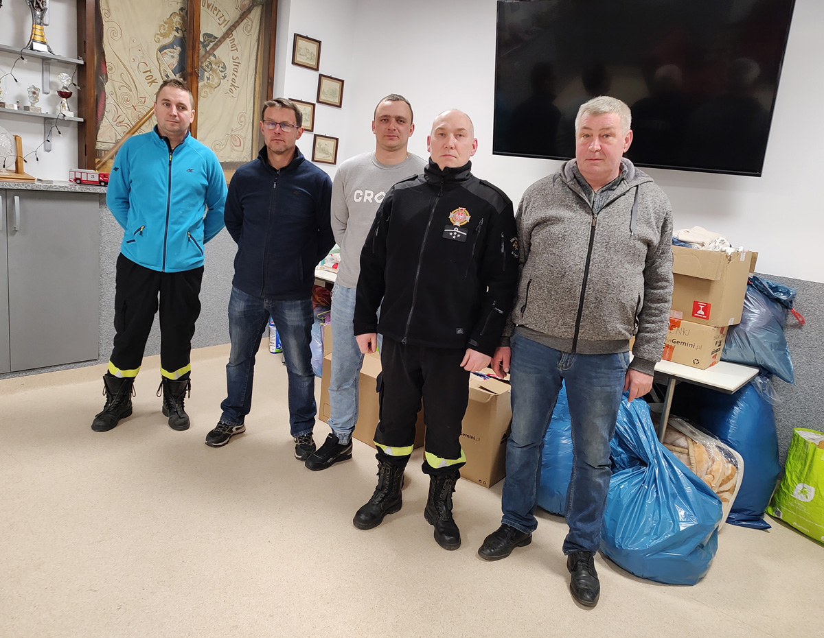 Strażacy z OSP Strzegom na pomoc Ukrainie [FOTO] 