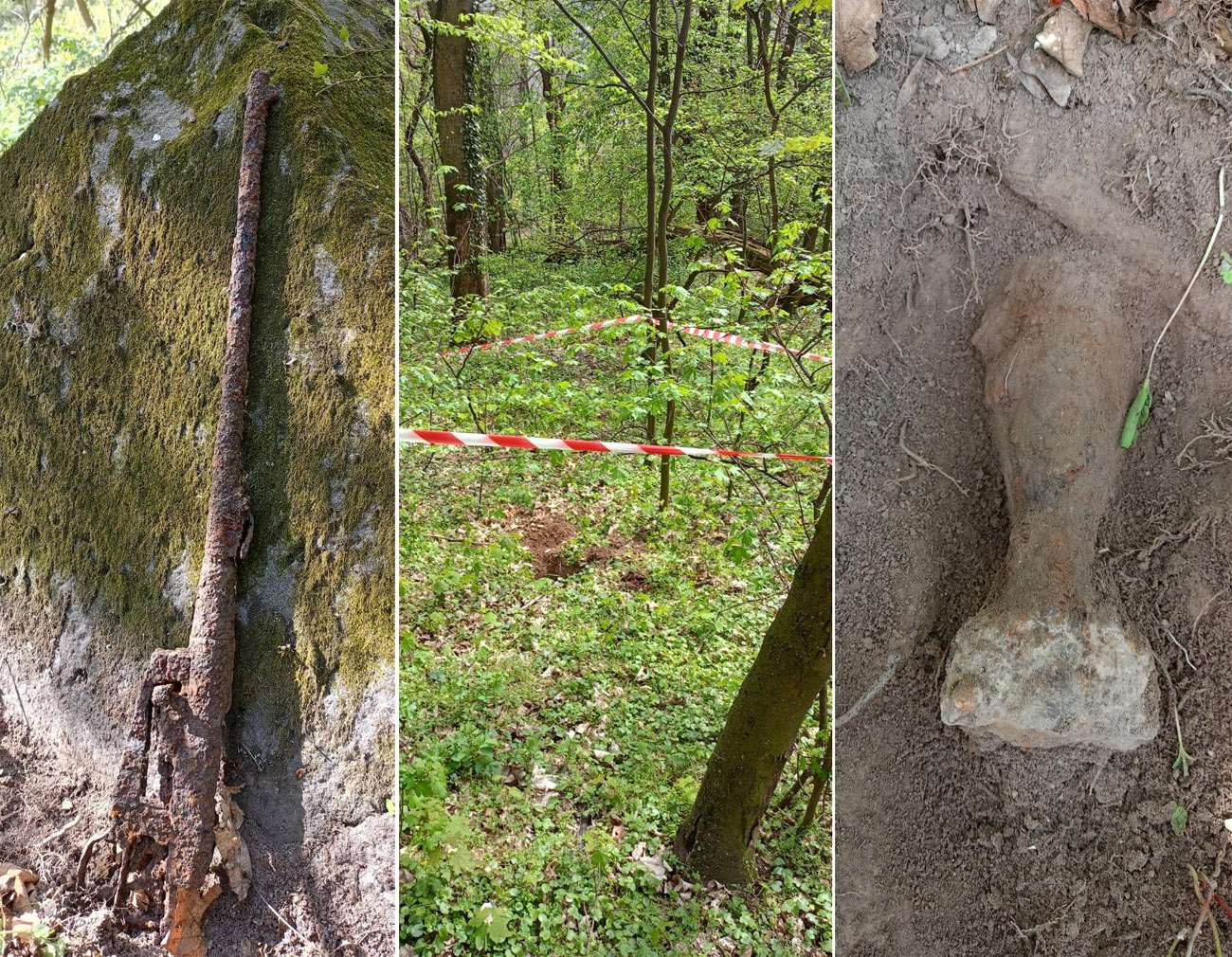 Strzegomscy poszukiwacze odkryli pociski, granat i karabin  