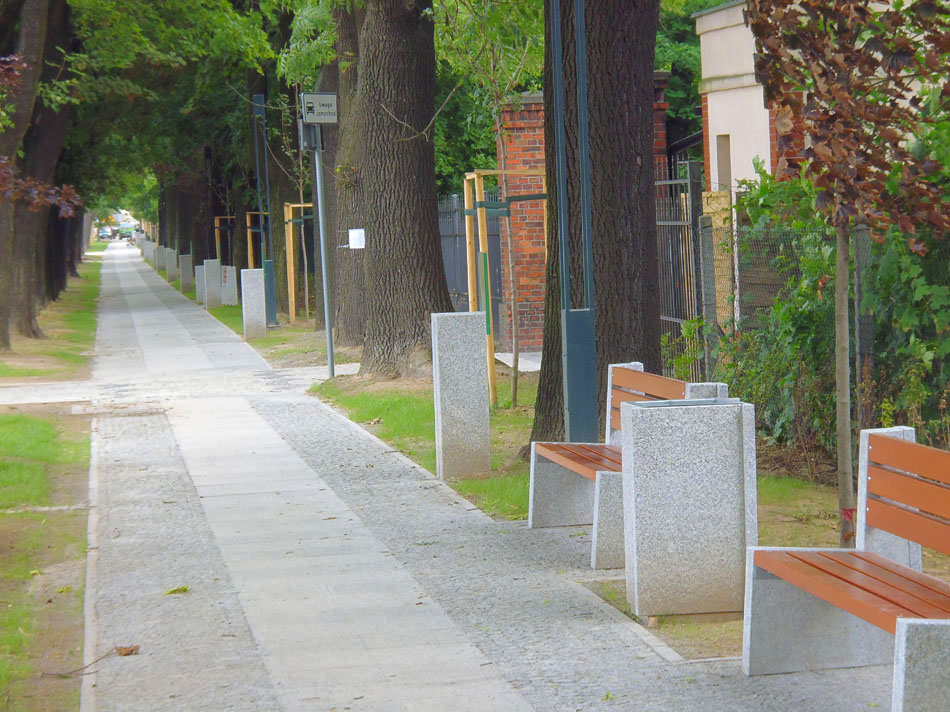 Aleja Rzeźb na finiszu 