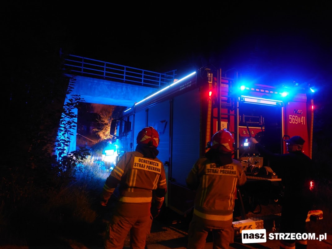 Pożar śmieci na ul. Koszarowej [FOTO] 