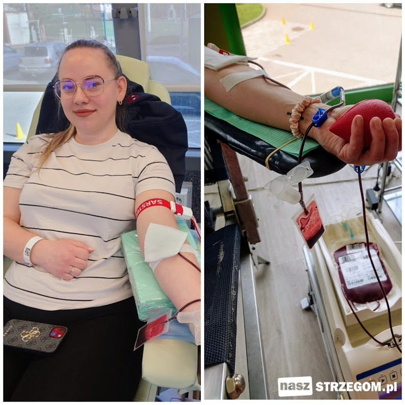 Ponad osiem litrów oddali strzegomscy wolontariusze na ratunek dla potrzebujących. 