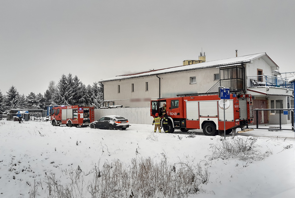 Pożar poddasza przy Alei Wojska Polskiego [FOTO] 