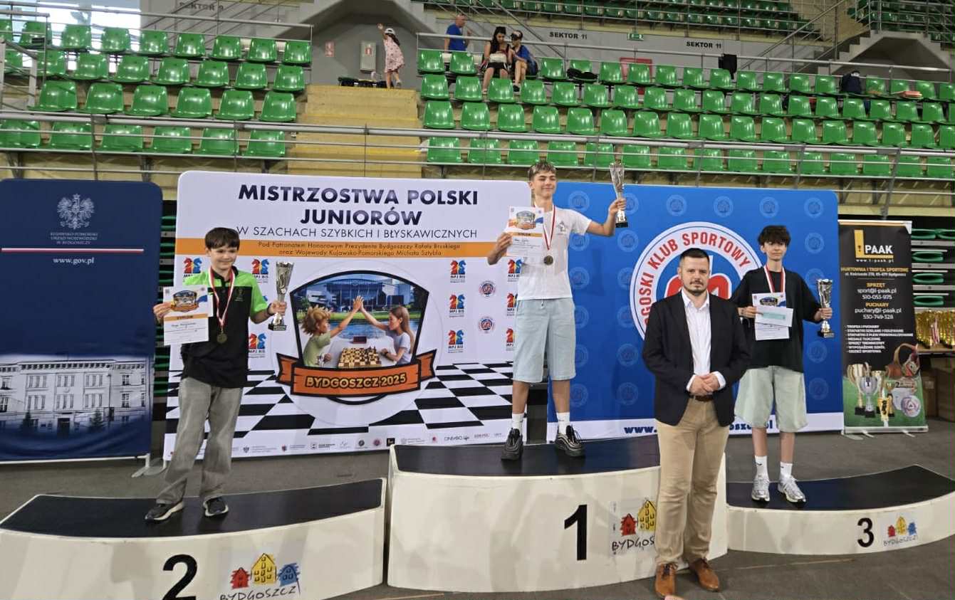 Oskar Kiszkiel - medalistą Mistrzostw Polski Juniorów! 