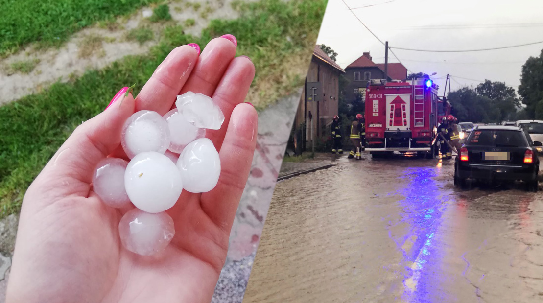 Spadł grad wielkości przepiórczych jaj [FOTO] 