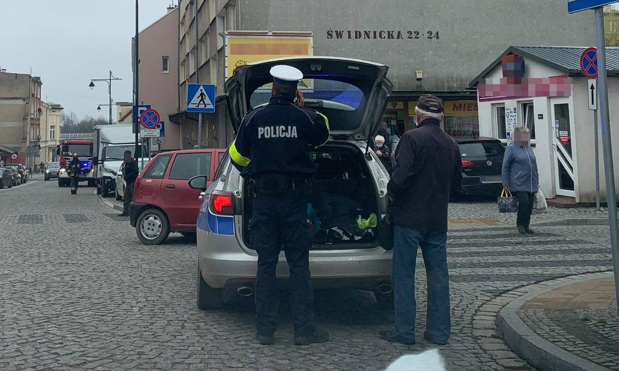 Potrącenie rowerzysty na Świdnickiej [FOTO] 