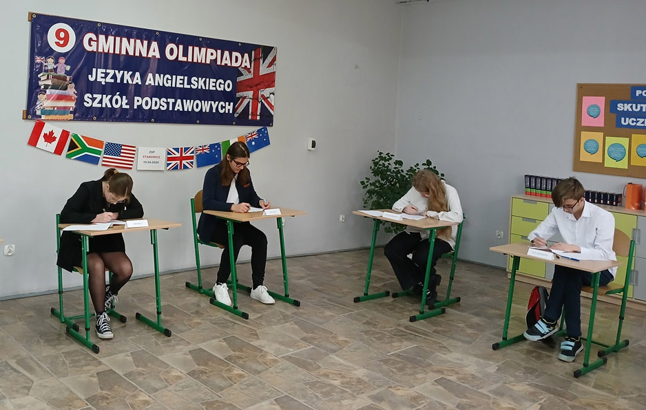 Najlepsi angliści rywalizowali w IX Gminnej Olimpiadzie Języka Angielskiego Szkół Podstawowych [FOTO] 