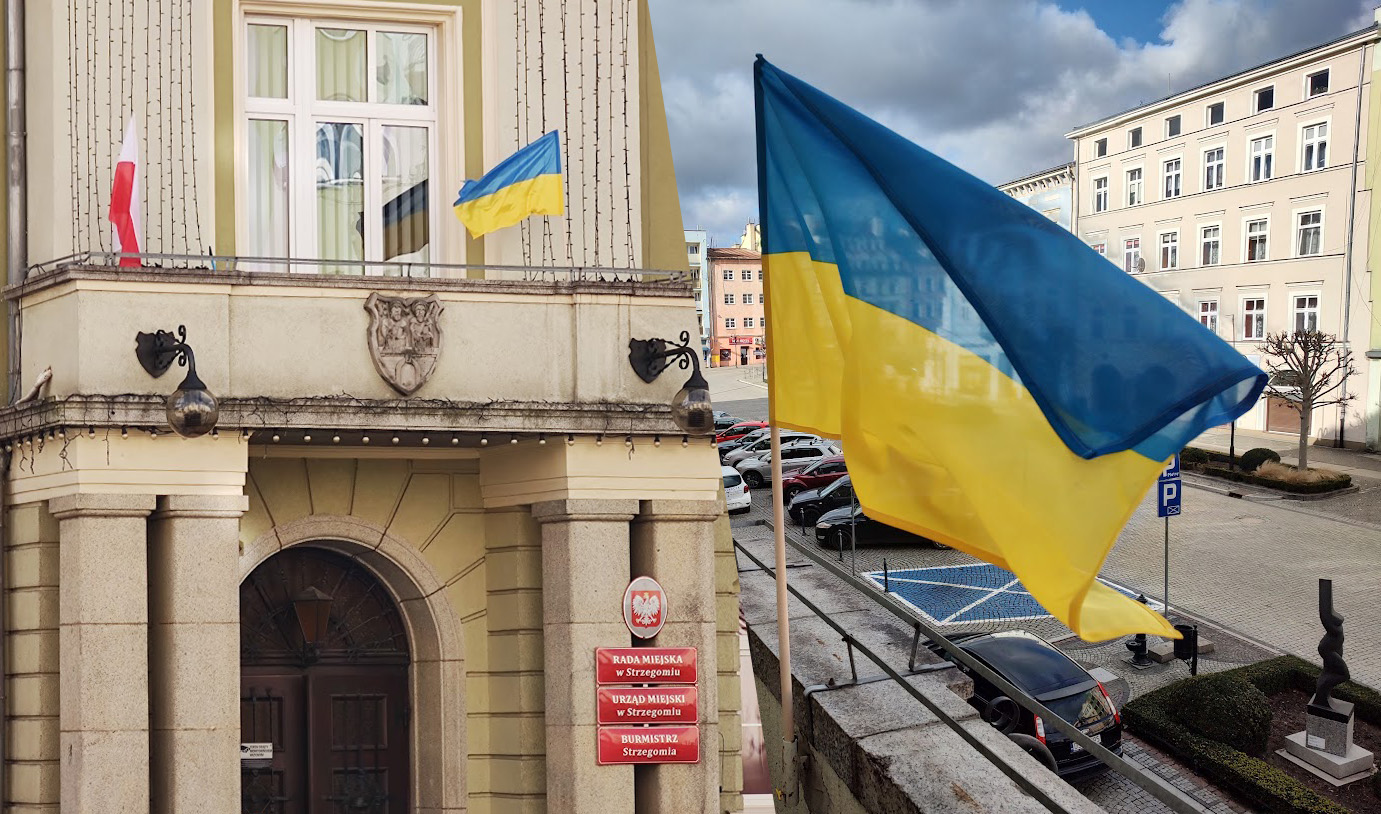 Strzegom solidarny z Ukrainą [FOTO] 