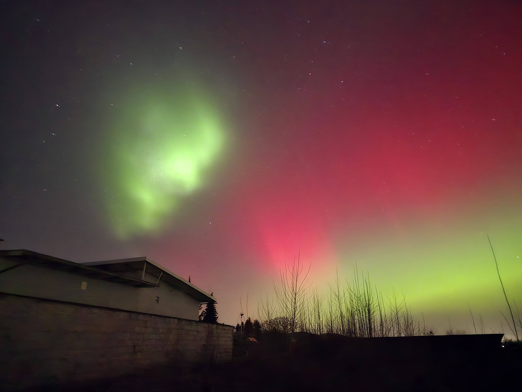 Krzysztof Kaszub: Zorza polarna nad Strzegomiem łączy współczesność z dawnymi kronikami z XIX wieku [FOTO] 