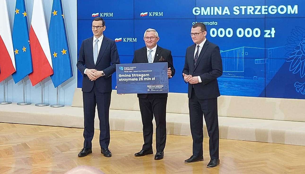 25 mln zł dla gminy Strzegom z Programu Inwestycji Strategicznych [FOTO] 