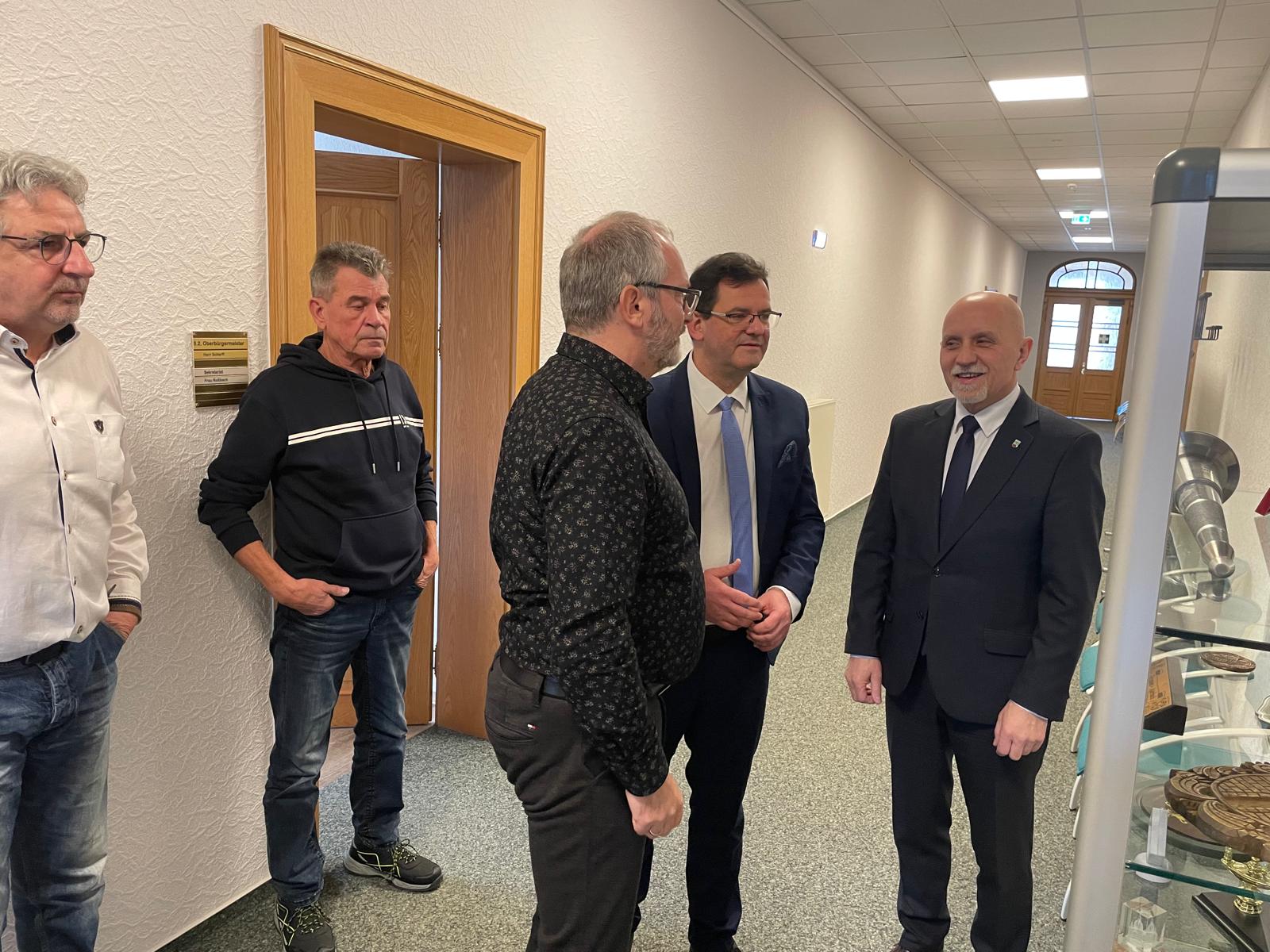 Strzegomscy samorządowcy odwiedzili miasto partnerskie w Niemczech. Omawiali rozwój dalszej współpracy [FOTO] 