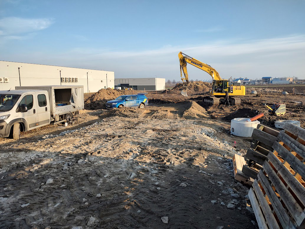 Rozpoczęła się budowa nowego sklepu spożywczo-przemysłowego w mieście 