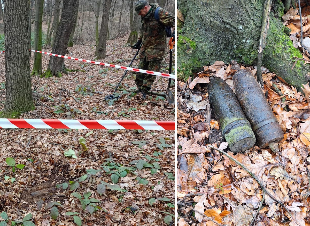 Strzegomska Grupa Poszukiwawcza odnalazła kilka niewybuchów. Ekipa apeluje, aby nie robić tego na własną rękę! [FOTO] 