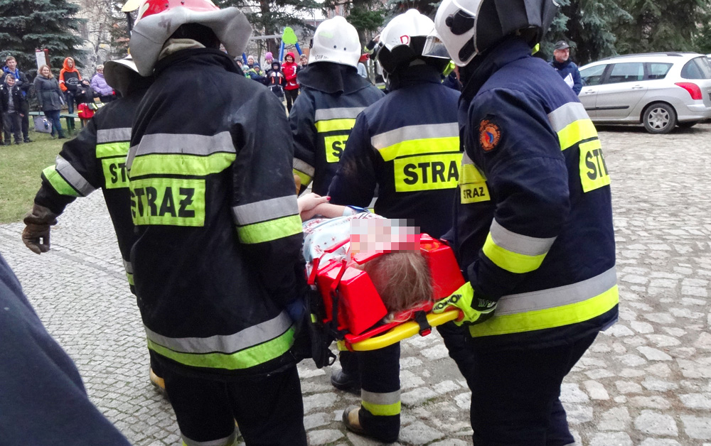 Akcja ratunkowa w Zespole Szkół Specjalnych [FOTO] 