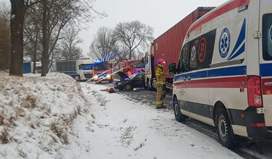 Zderzenie na drodze Wieśnica-Rogoźnica! [FOTO] 
