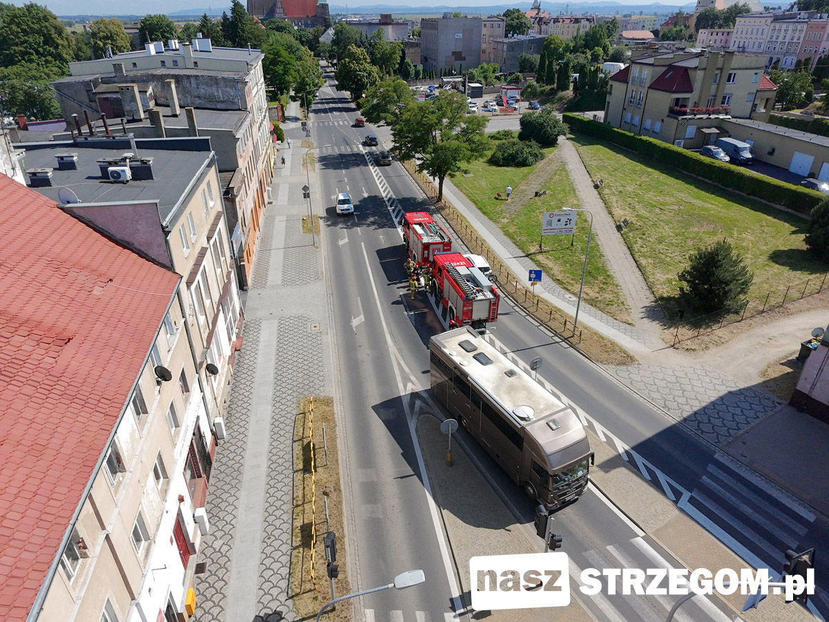 Popołudniowa interwencja straży pożarnej na Alei Wojska Polskiego [FOTO] 