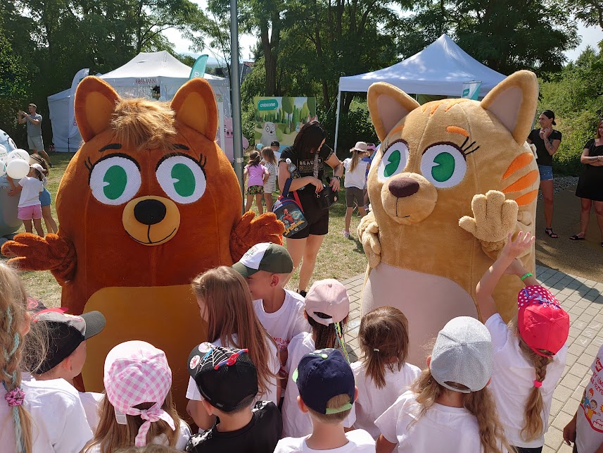 Kolorowe Czyściochy uczyły dzieci w Strzegomiu nawyków higienicznych 