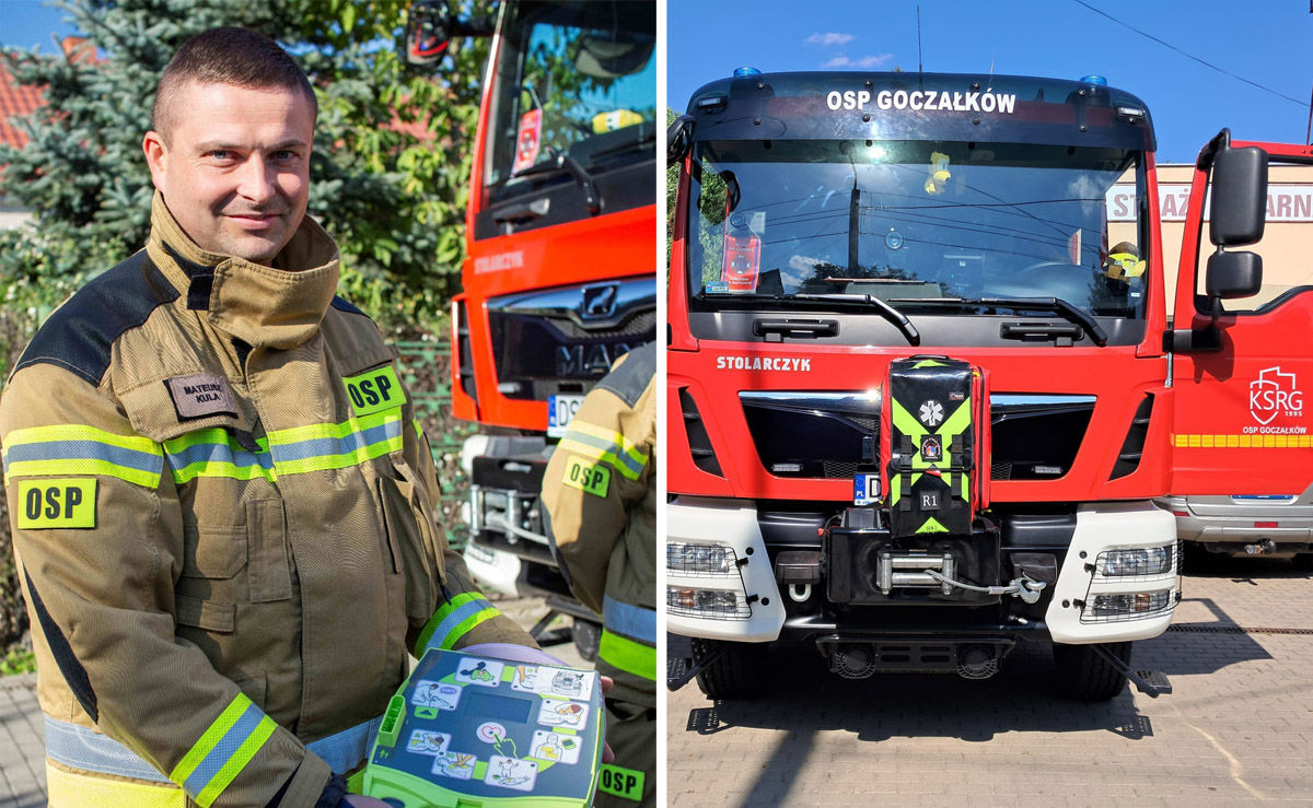 Nowy sprzęt ratujący życie w rękach strażaków z Goczałkowa [FOTO] 
