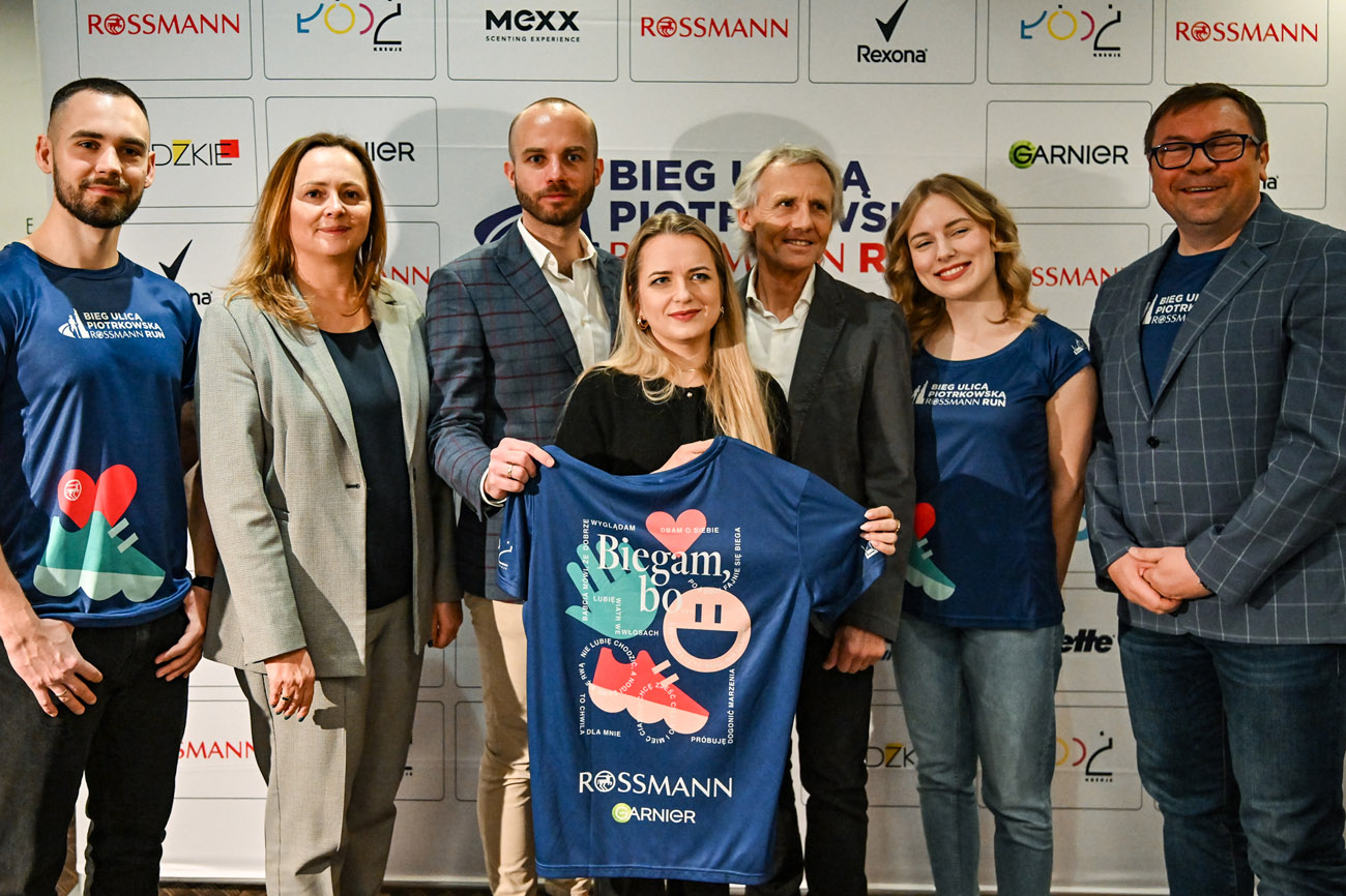 Premiera nowej koszulki na Bieg Ulicą Piotrkowską Rossmann Run [FOTO] 