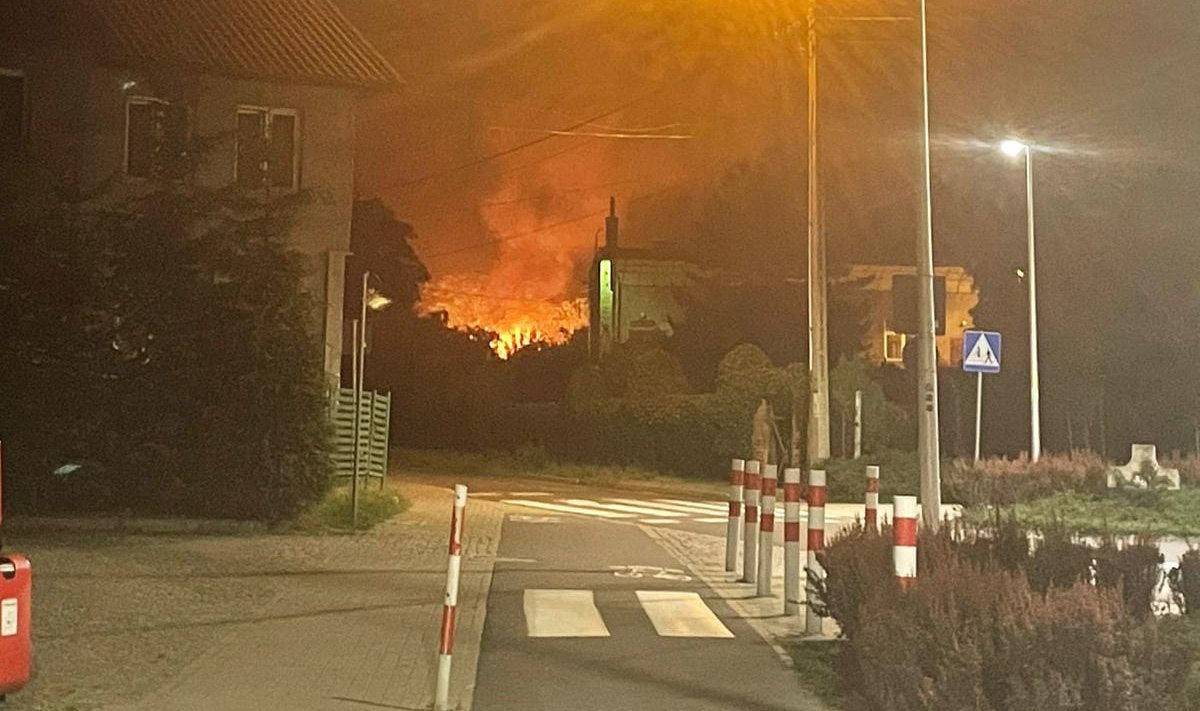 Pożar 3 altanek i kontenera na śmieci! [FOTO] 