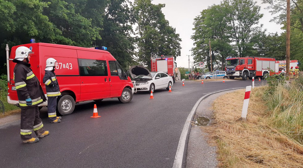 Wypadek w okolicach Żółkiewki. Jeden z kierujących nietrzeźwy! [FOTO] 