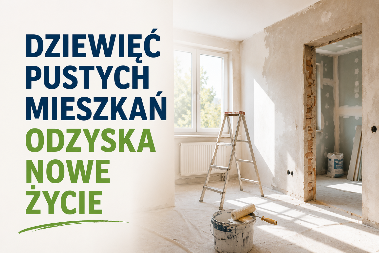 Strzegom zdobył blisko 384 tys. zł dofinansowania na remont pustostanów komunalnych. 