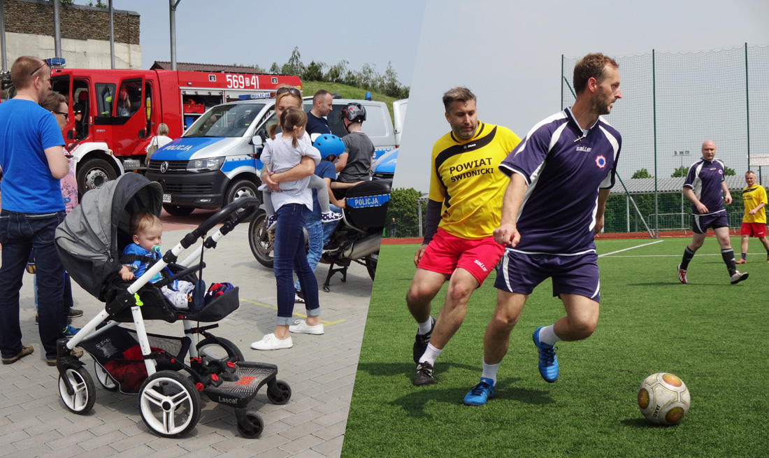 Policyjny Turniej Piłkarski i Dzień Dziecka w Strzegomiu [FOTO] 