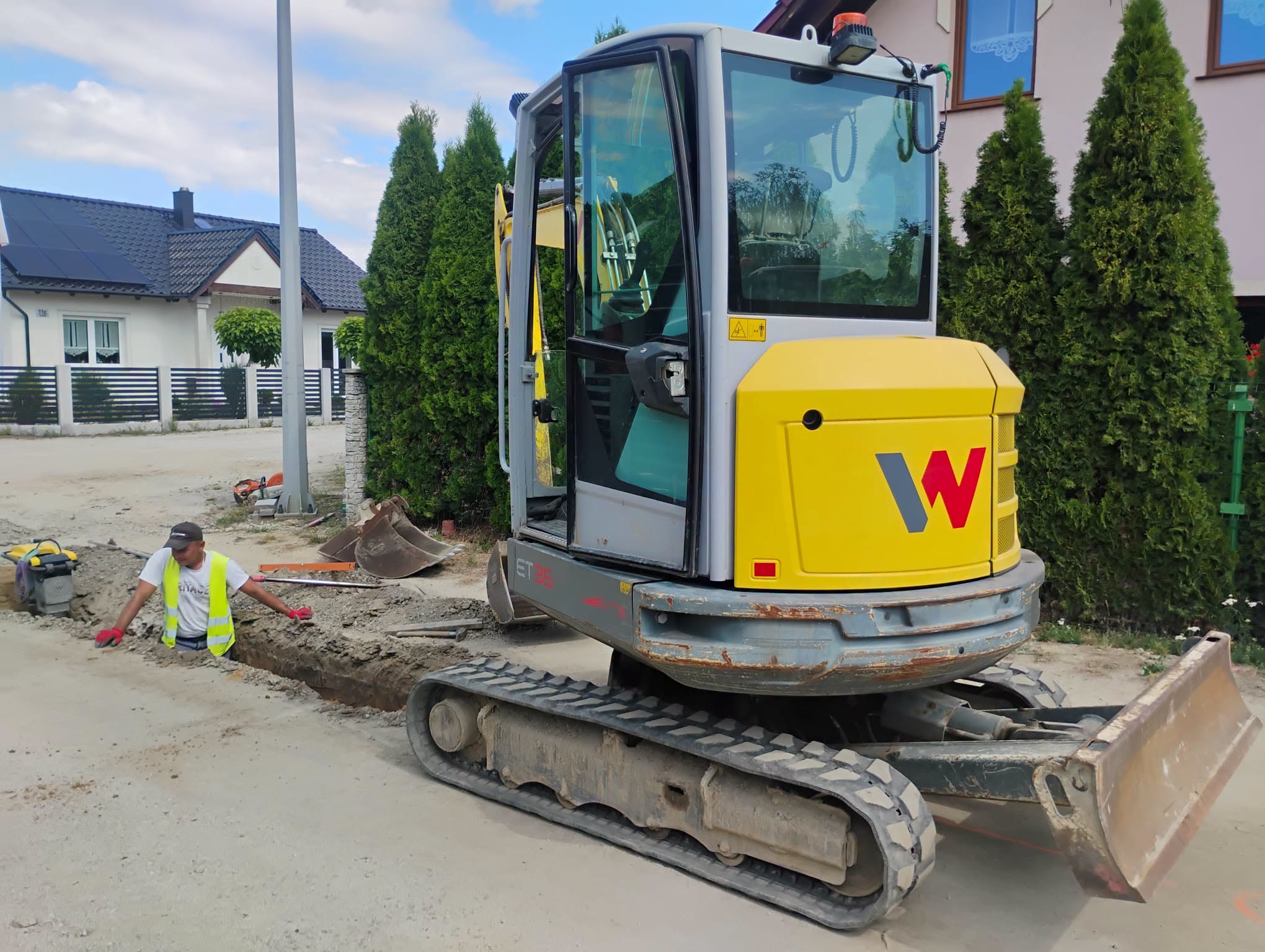 W Goczałkowie trwa przebudowa drogi gminnej [FOTO] 