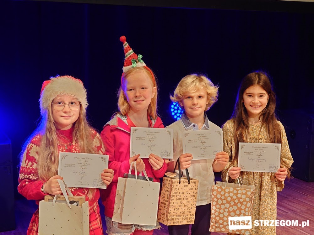 Dziecięcy „Christmas Song Festival” w Strzegomskim Centrum Kultury [FOTO]  